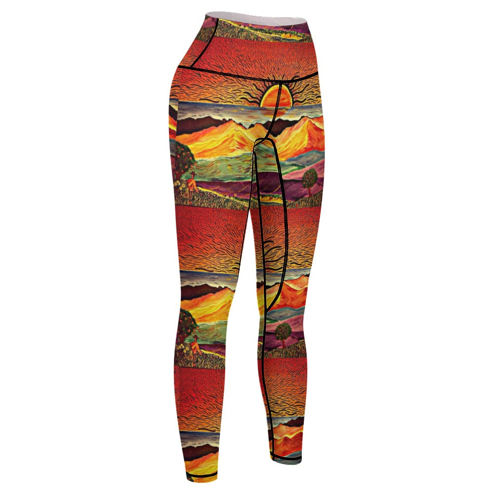 Women's Sunset Comfort Sports Yoga Pants