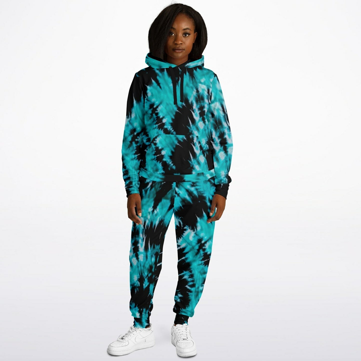 Tie Dyed Fashion Fit Sweatsuit | Hoodie Crew and Jogger Sweatpants Hoodie & Jogger | #tie-dye #tie #dye #bleach #fabric #hippie #abstract #watercolor #inks #swirls #seamless