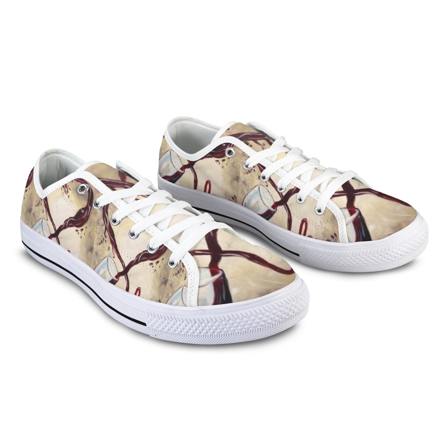 Love Wine Low Top Women's Shoes