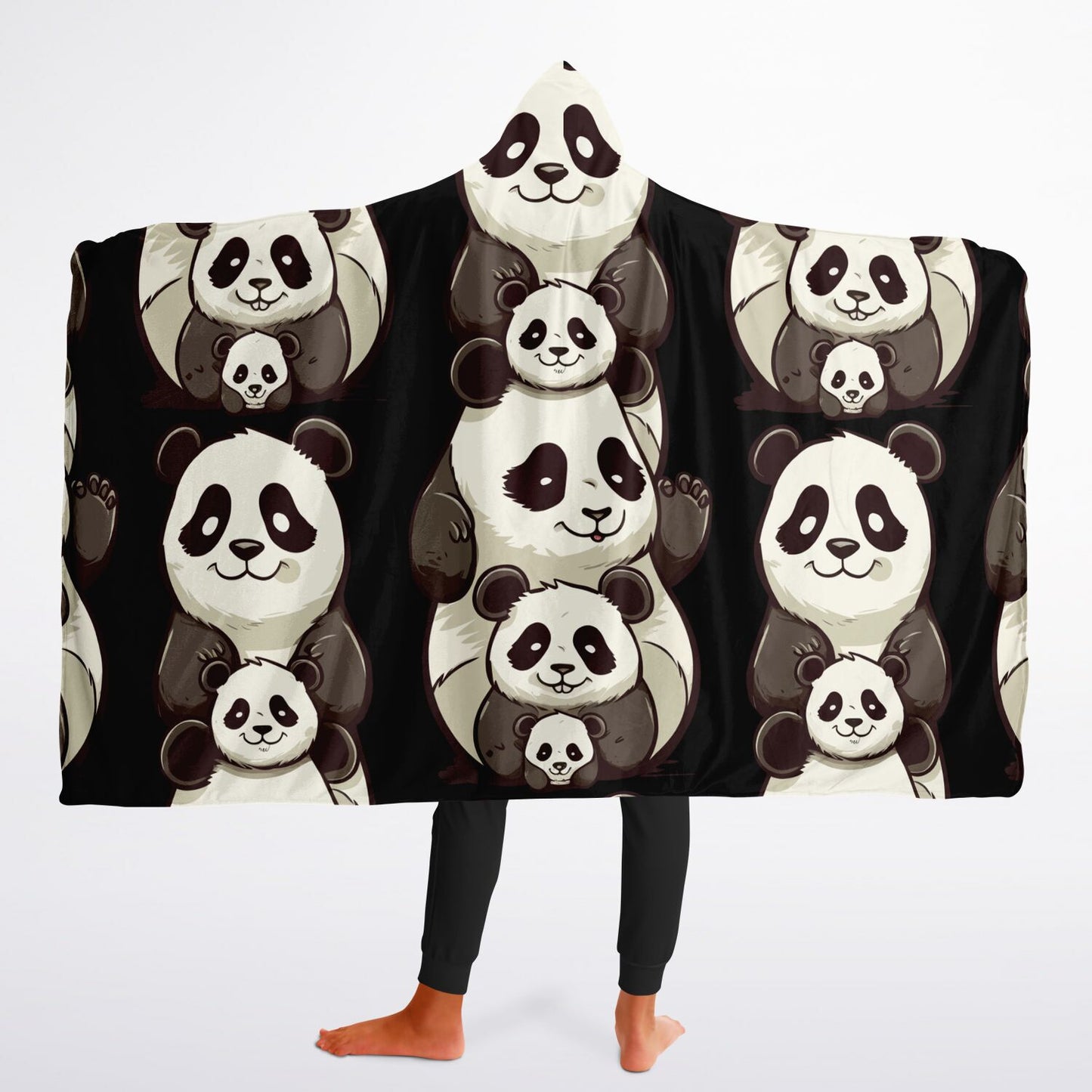 Youth Hooded Panda Bear Blanket 🐼 Because Regular Blankets Don’t Hug Back