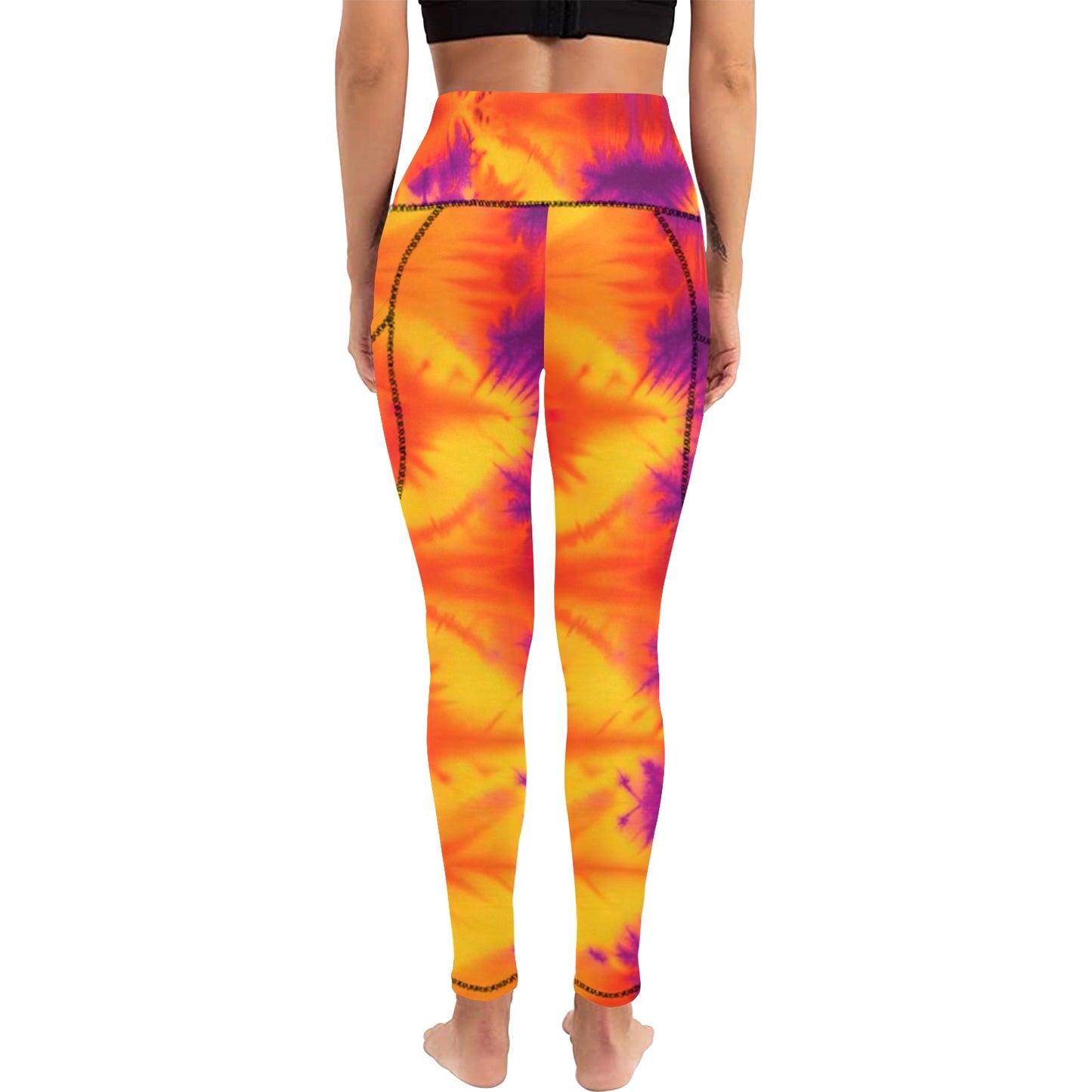 Tye Die Leggings with Pockets
