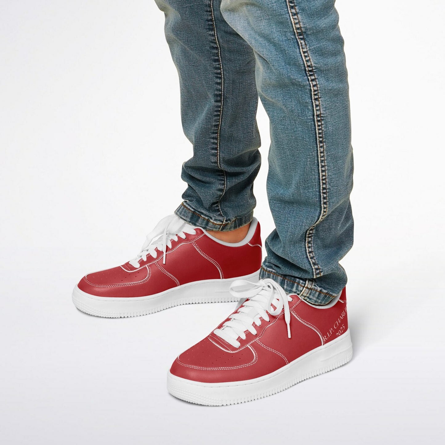 R.I.P. Charlie 2025 Red & White Core Low Shoes Patriot Christian