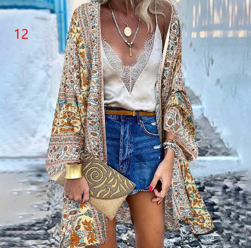 Boho Style Kimono Cardigan for Women