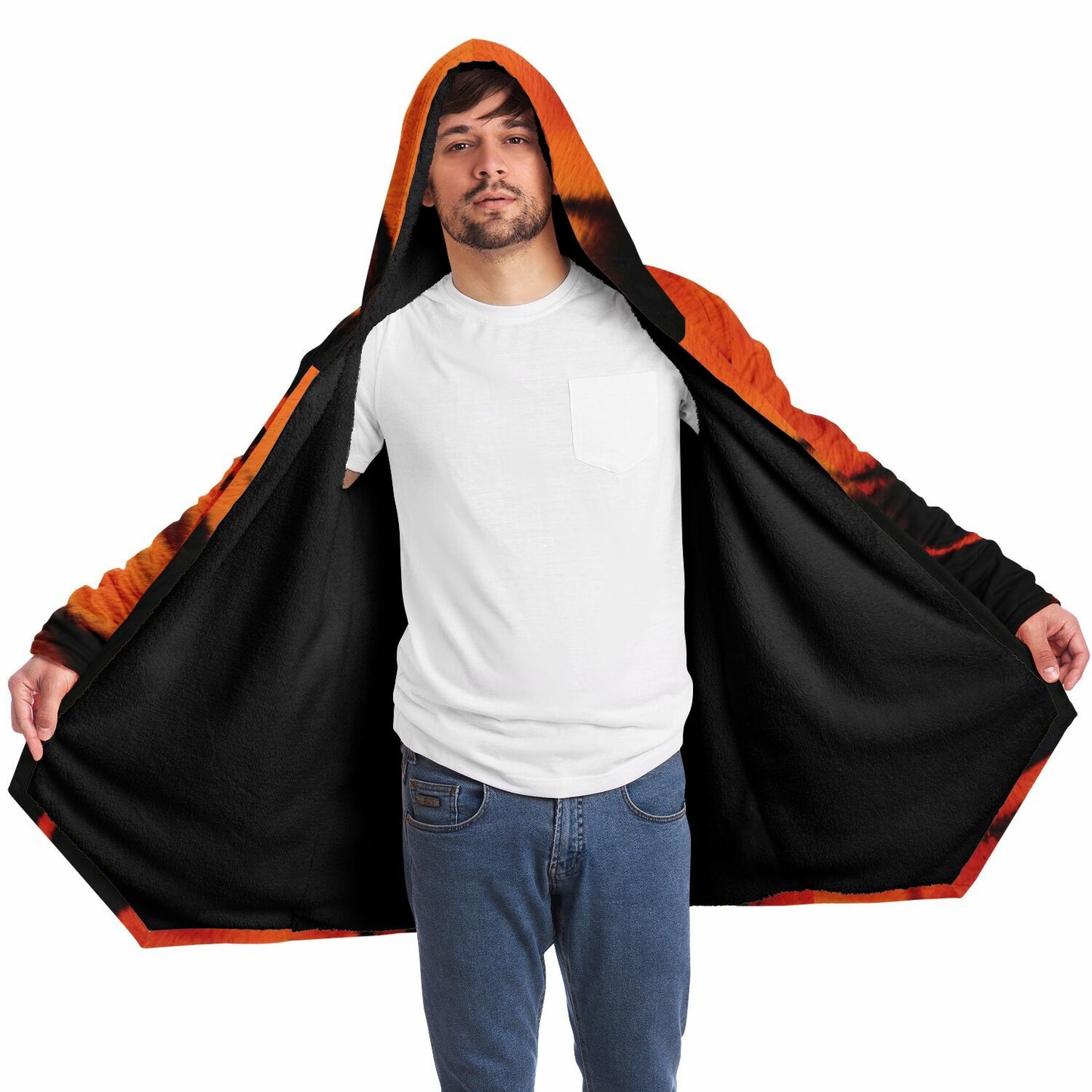 Warm and Trendy Cloak β Tie-Dye Swirl Wizardry π Hippie Chic Meets Couch-Level Comfort