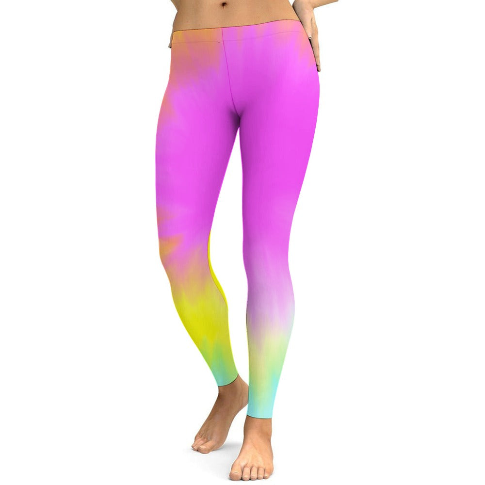 Soft Ladies Tie Dye Yoga Pants