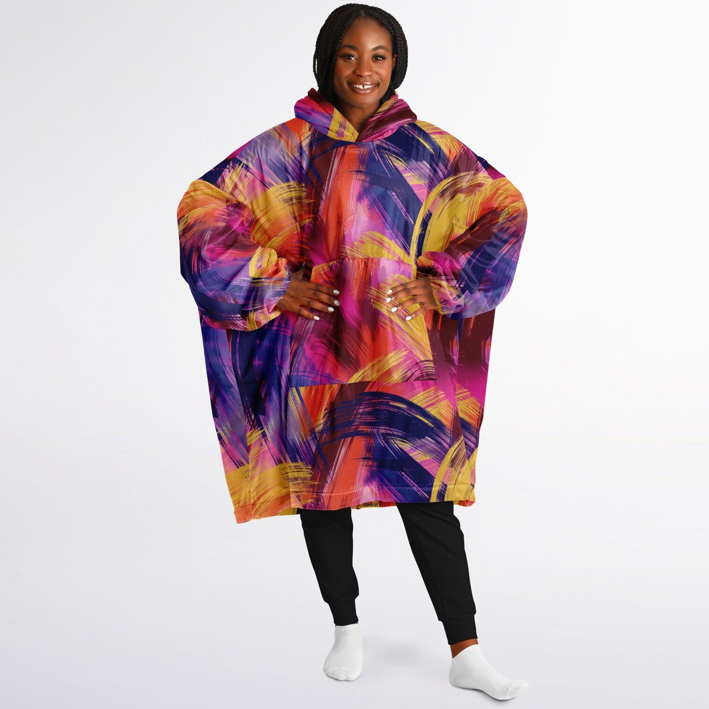 Snug Hoodie – Abstract Expressionism You Can Nap In