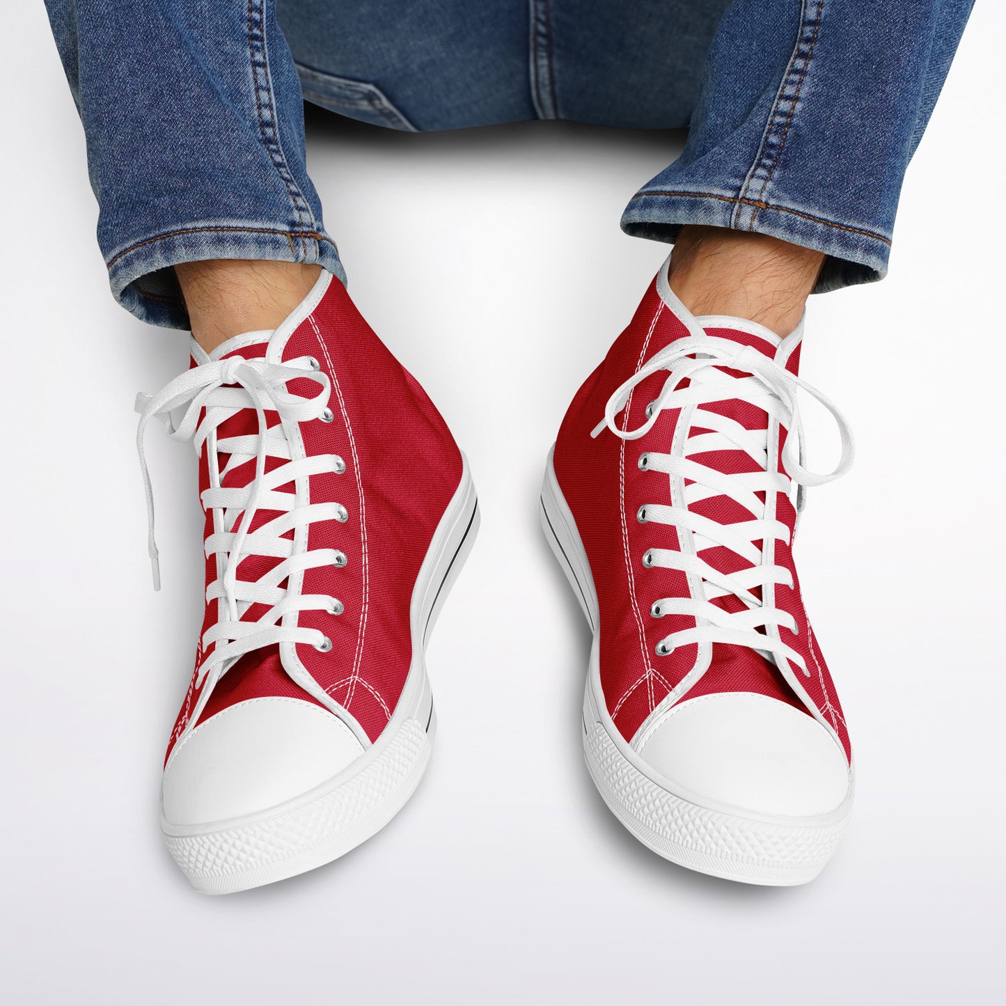 “I Am Charlie Kirk” Red High-Top Shoes | Statement Footwear copy