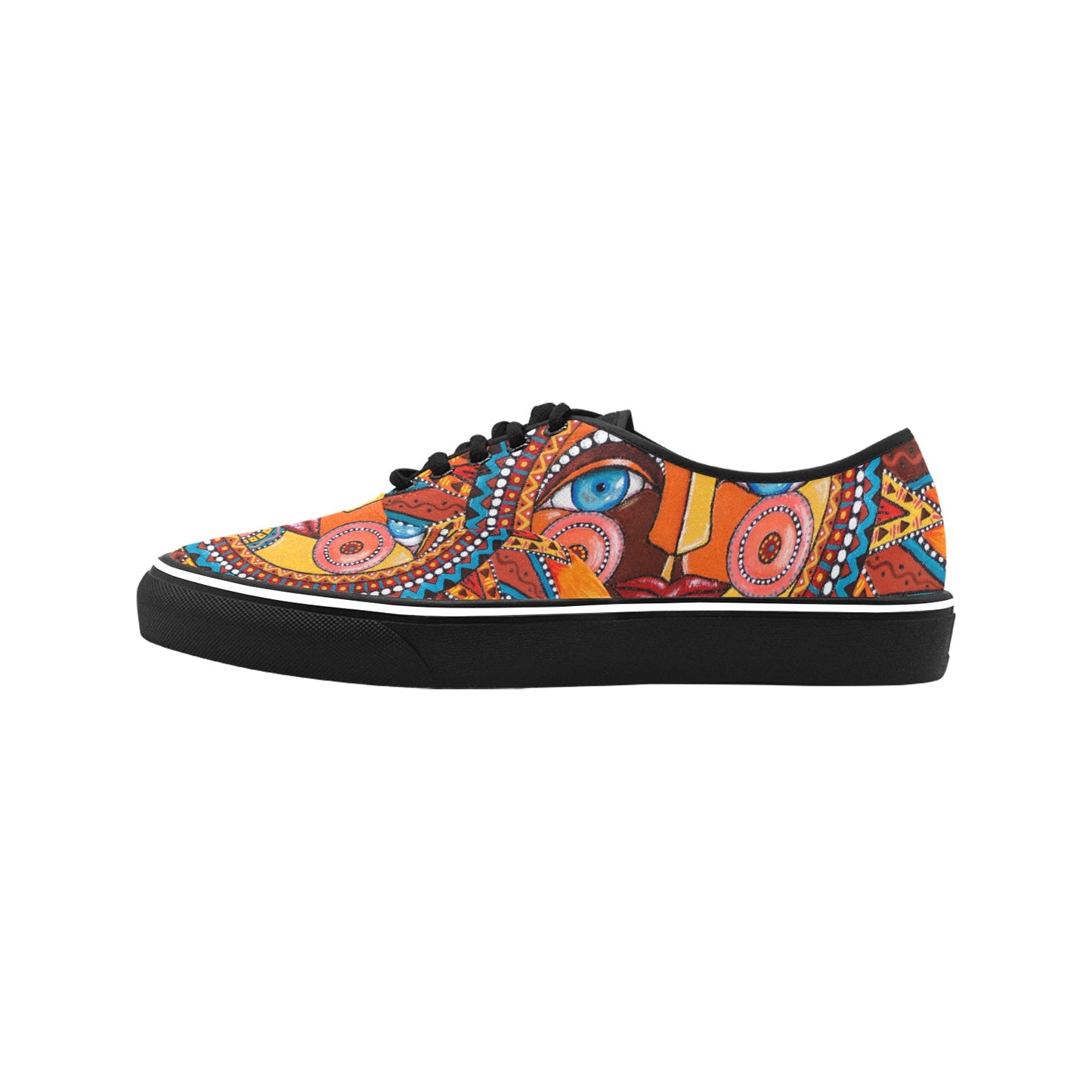 Women's Classic Whimsical Sun Canvas Low Top Shoes