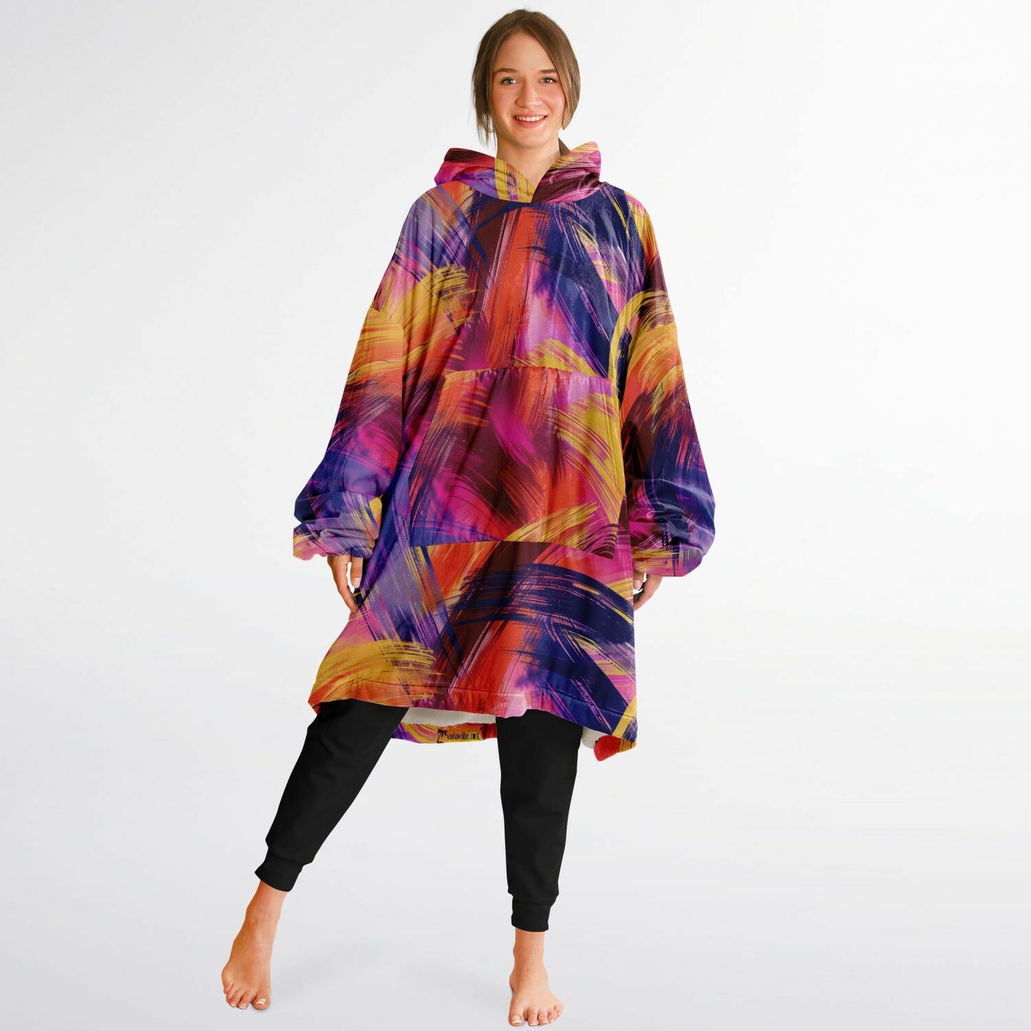 Snug Hoodie – Abstract Expressionism You Can Nap In