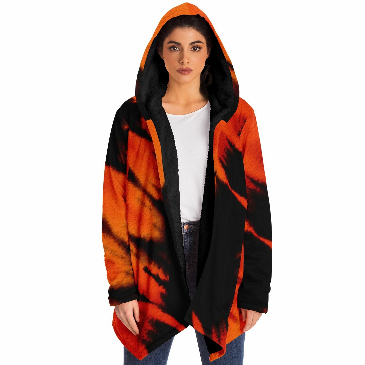 Warm and Trendy Cloak β Tie-Dye Swirl Wizardry π Hippie Chic Meets Couch-Level Comfort