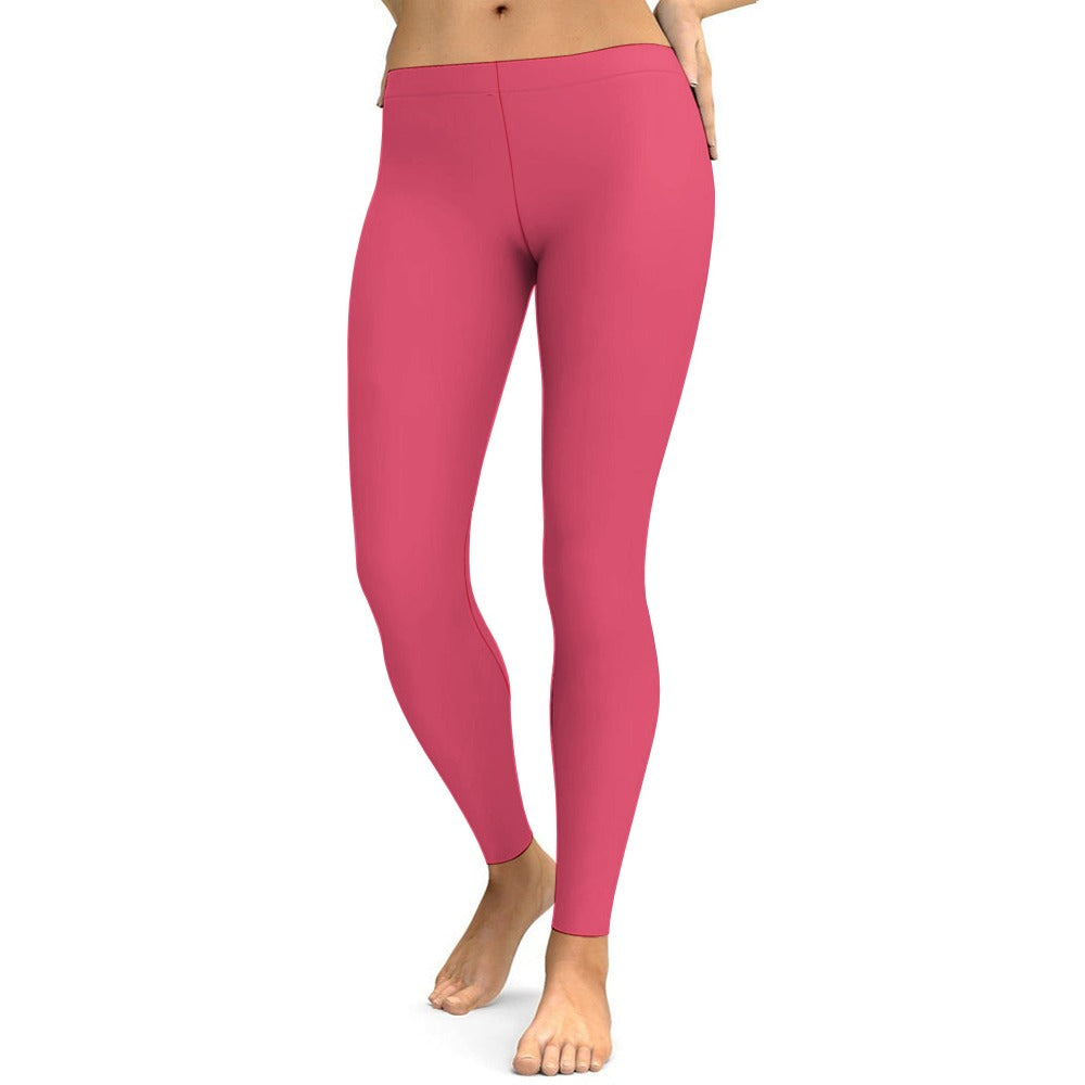 Soft Ladies Watermelon Color Yoga Pants