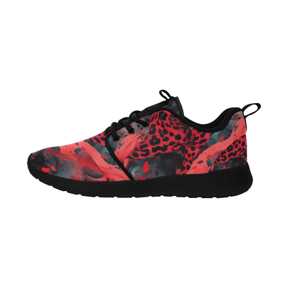 Red Leopard Women's Sneakers