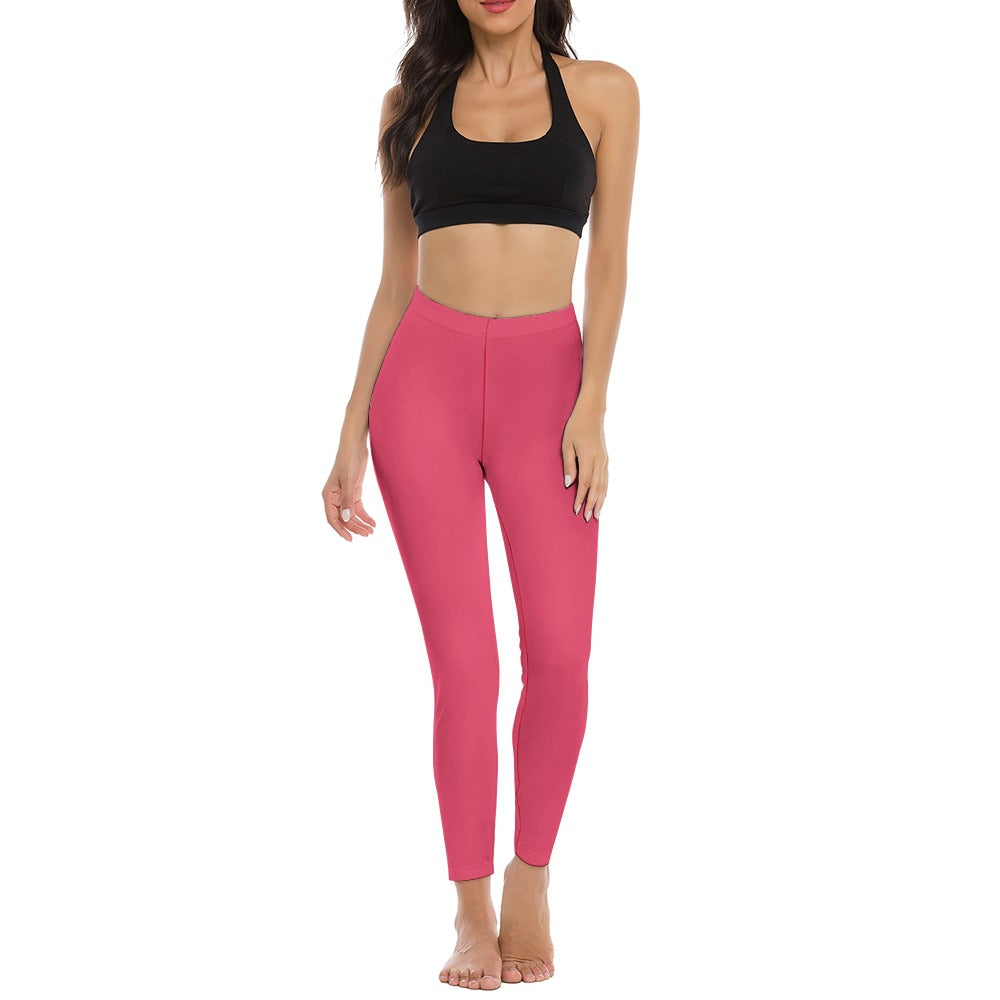 Soft Ladies Watermelon Color Yoga Pants