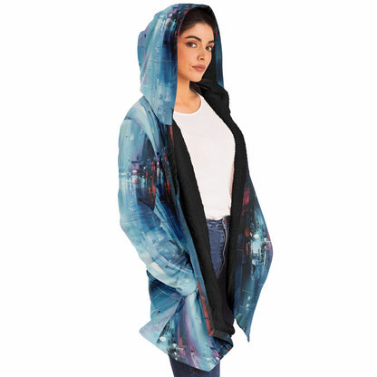 Cyber City Cloak 🌆 Wrap Yourself in Futuristic Vibes