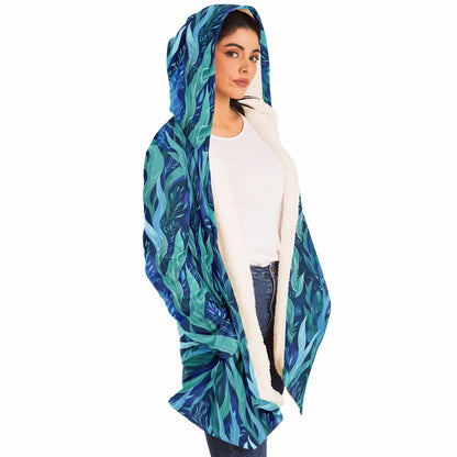 Boho Men Style Cloak Boho Mom Style Blue & Green