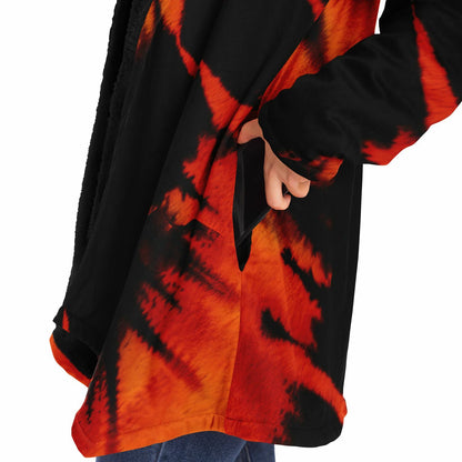 Warm and Trendy Cloak – Tie-Dye Swirl Wizardry 🌈 Hippie Chic Meets Couch-Level Comfort