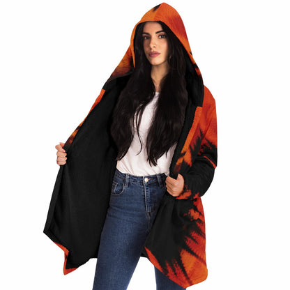 Warm and Trendy Cloak – Tie-Dye Swirl Wizardry 🌈 Hippie Chic Meets Couch-Level Comfort