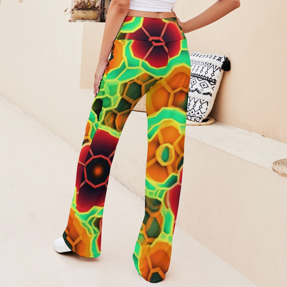 Straight Lace-Up Yoga Pants