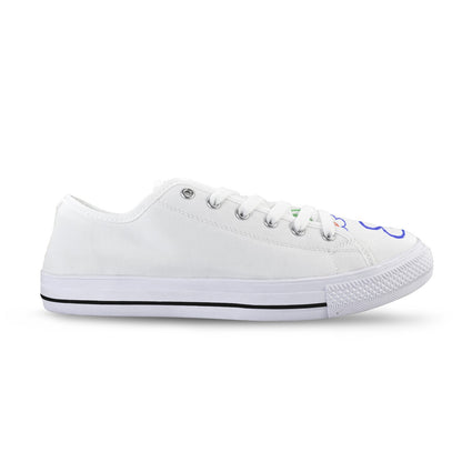 Whimsical Hummingbird & Flower Seattle Low Top Women's Shoes