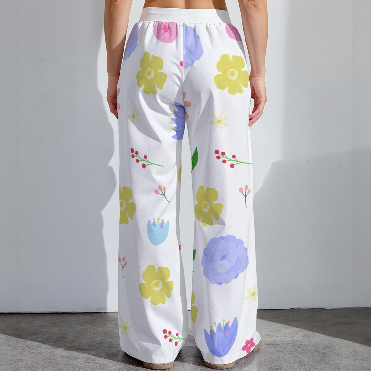 All-Over Print Women's High-Stretch Casual Pants|290GSM