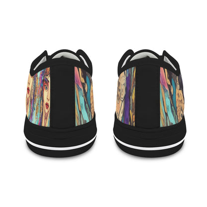 Bohemian Art Low Top Women's Shoes