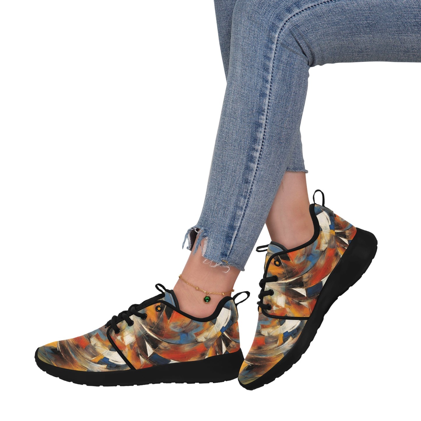 Women's Abstract Multi - Color Sneakers