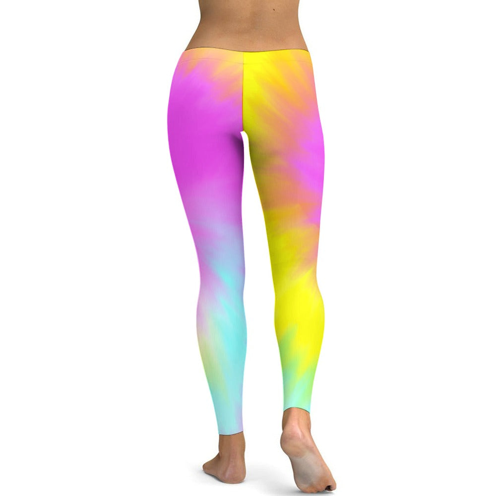 Soft Ladies Tie Dye Yoga Pants