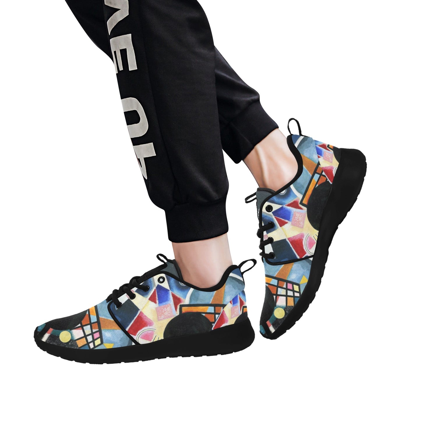 Men's Abstract Art Sneakers