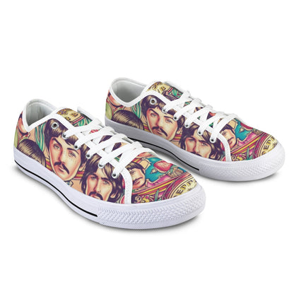 Beatles Sargent Pepper Low Top Women's Shoes