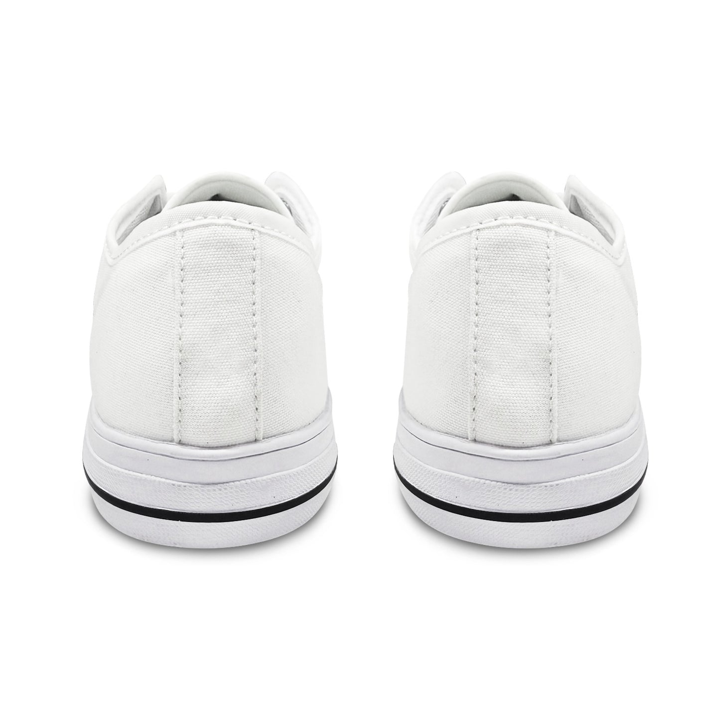 Whimsical Hummingbird & Flower Seattle Low Top Women's Shoes