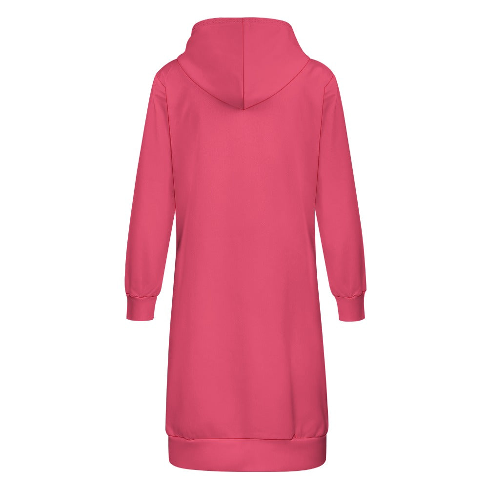 Women's full print long Hoodie