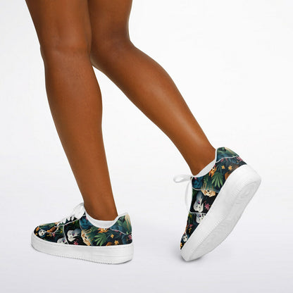 Low Top Shoes - #dogs#colorful-dogs#creative-dogs#dogs-background#background