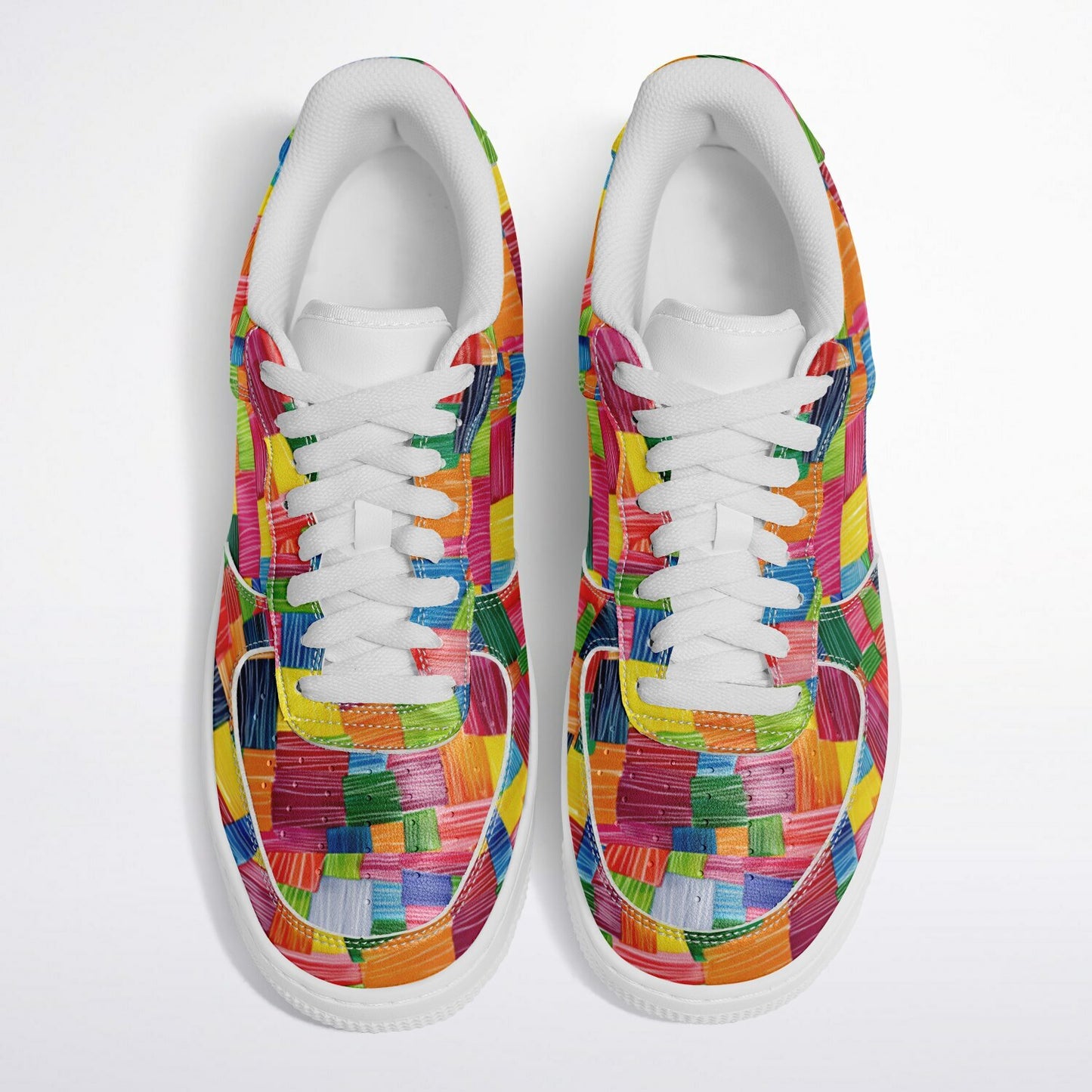 Core Low Shoes, Multi-Colored Sneakers, Custom Fashion Low Tops, Unique Artistic Streetwear