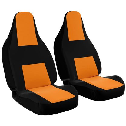 Sunset Orange Car Seat Covers
