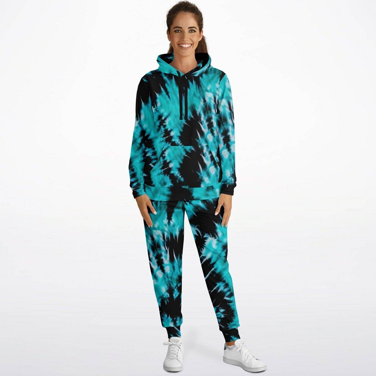 Tie Dyed Fashion Fit Sweatsuit | Hoodie Crew and Jogger Sweatpants Hoodie & Jogger | #tie-dye #tie #dye #bleach #fabric #hippie #abstract #watercolor #inks #swirls #seamless