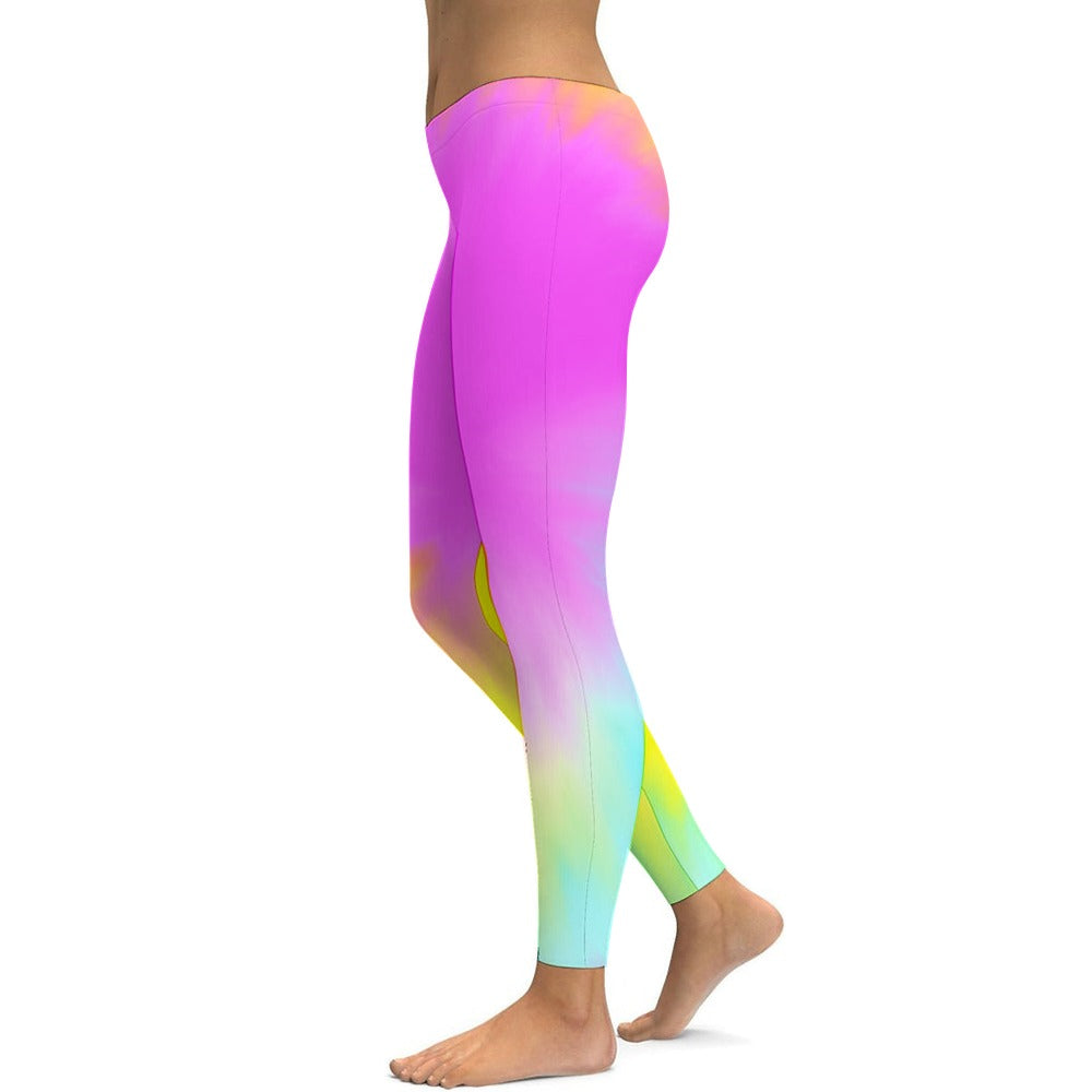 Soft Ladies Tie Dye Yoga Pants
