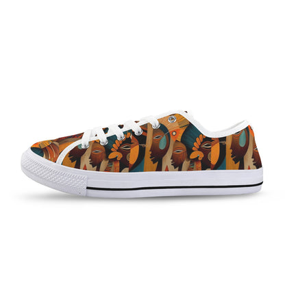 African Art  Low Top Women's Shoes