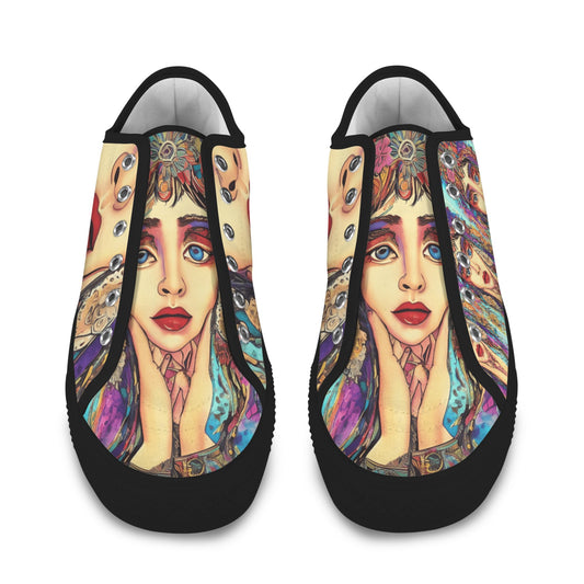 Bohemian Art Low Top Women's Shoes