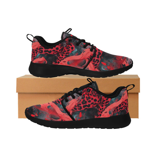 Red Leopard Women's Sneakers