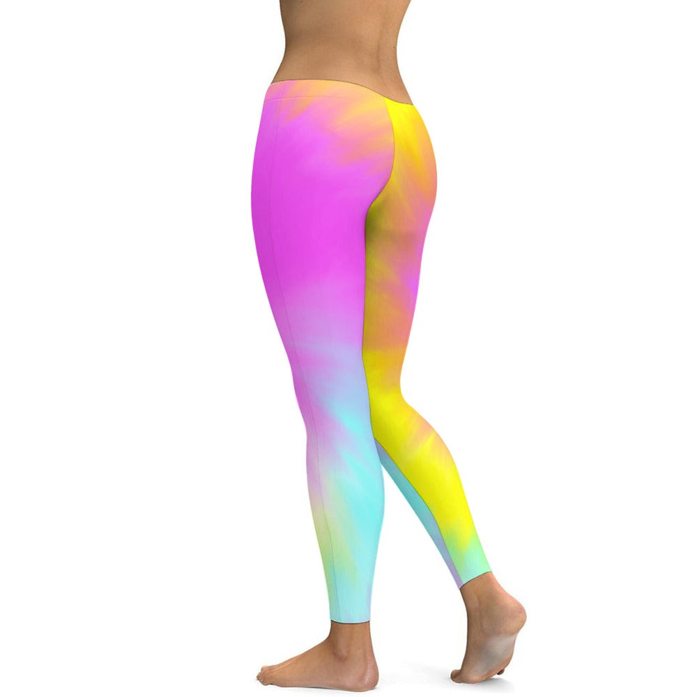 Soft Ladies Tie Dye Yoga Pants