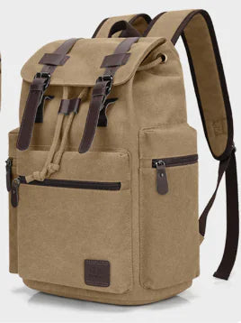 Vintage Crazy Horse Leather Men's Travel Backpack