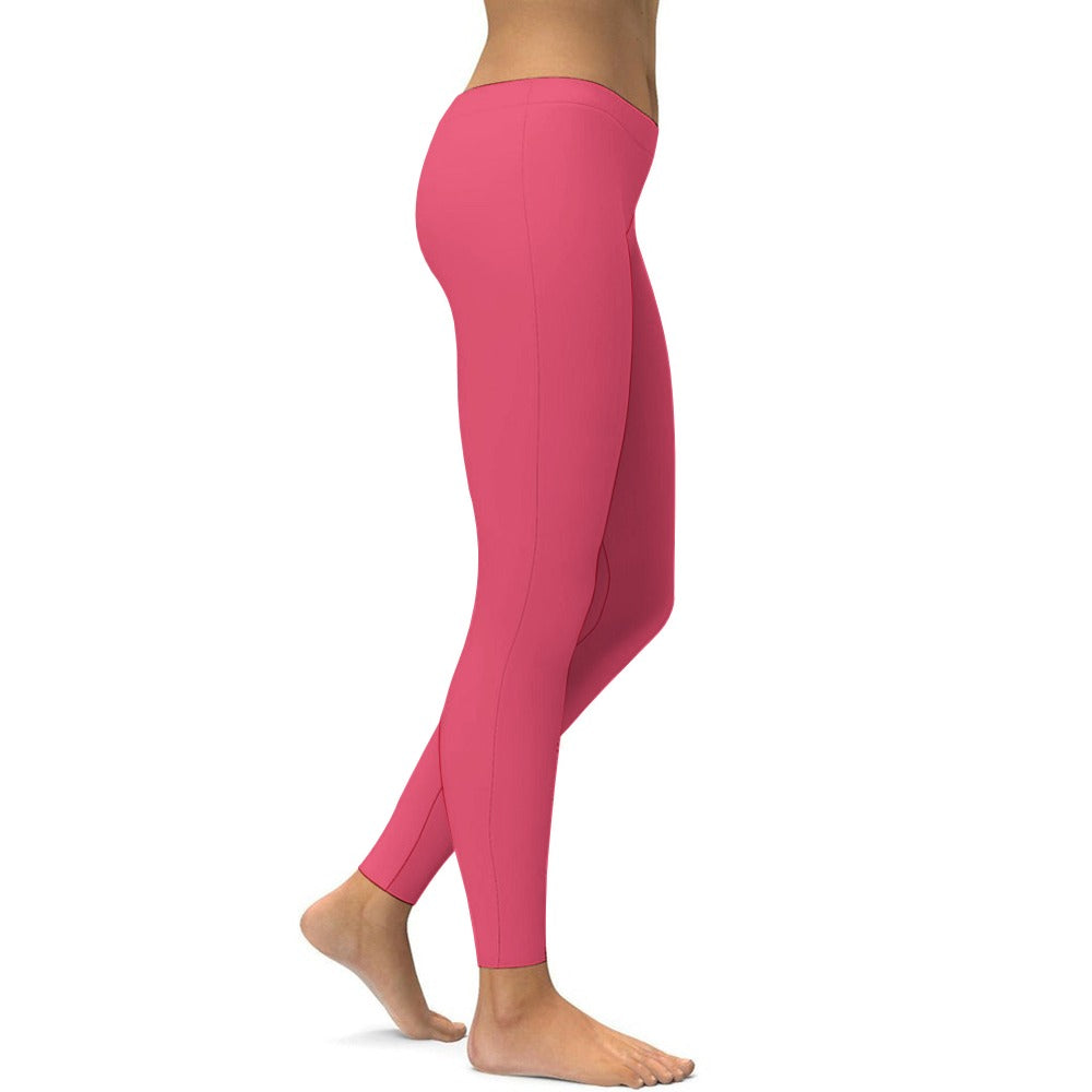 Soft Ladies Watermelon Color Yoga Pants
