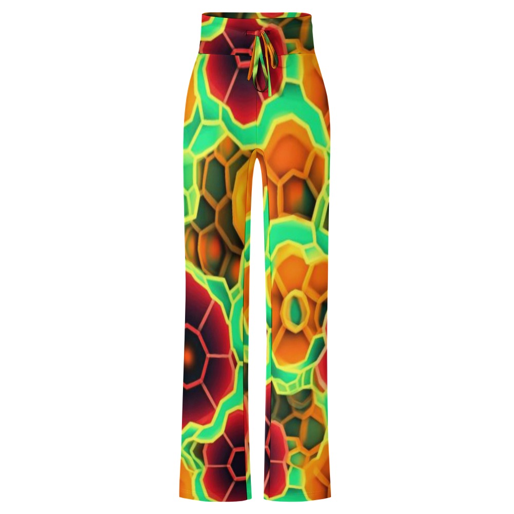 Straight Lace-Up Yoga Pants