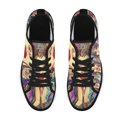 Bohemian Art Low Top Women's Shoes