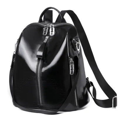 Trendy Women's Anti-Theft Soft Leather Backpack