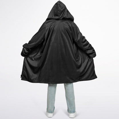 Dark Gray long hoodie with zipper, Warm hooded sweatshirt Unisex, Oversized jacket, Plus sized available copy