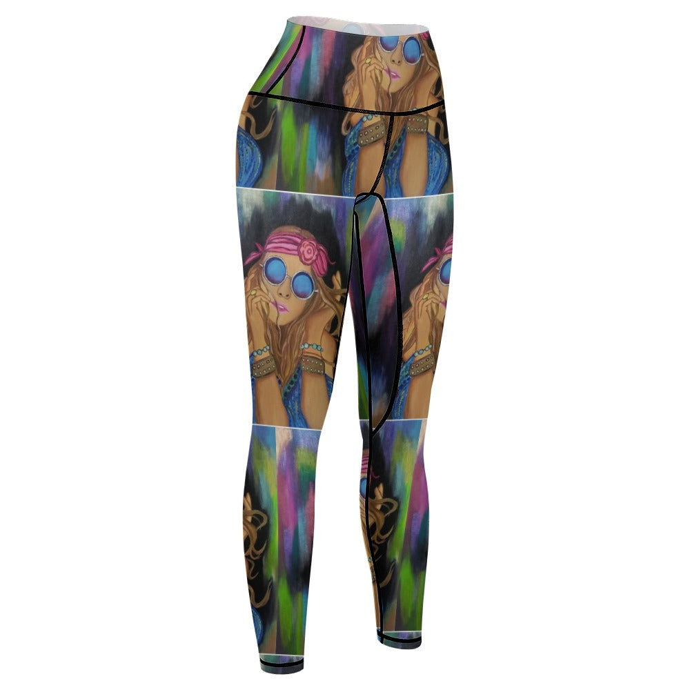 Women's Hippie Chic Comfort Sports Yoga Pants