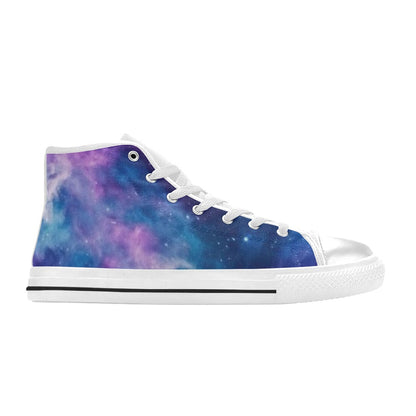 Custom Designed Galaxy Shoes: Custom Celestial High-Top Sneakers