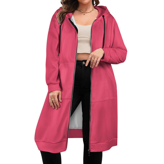 Women's full print long Hoodie