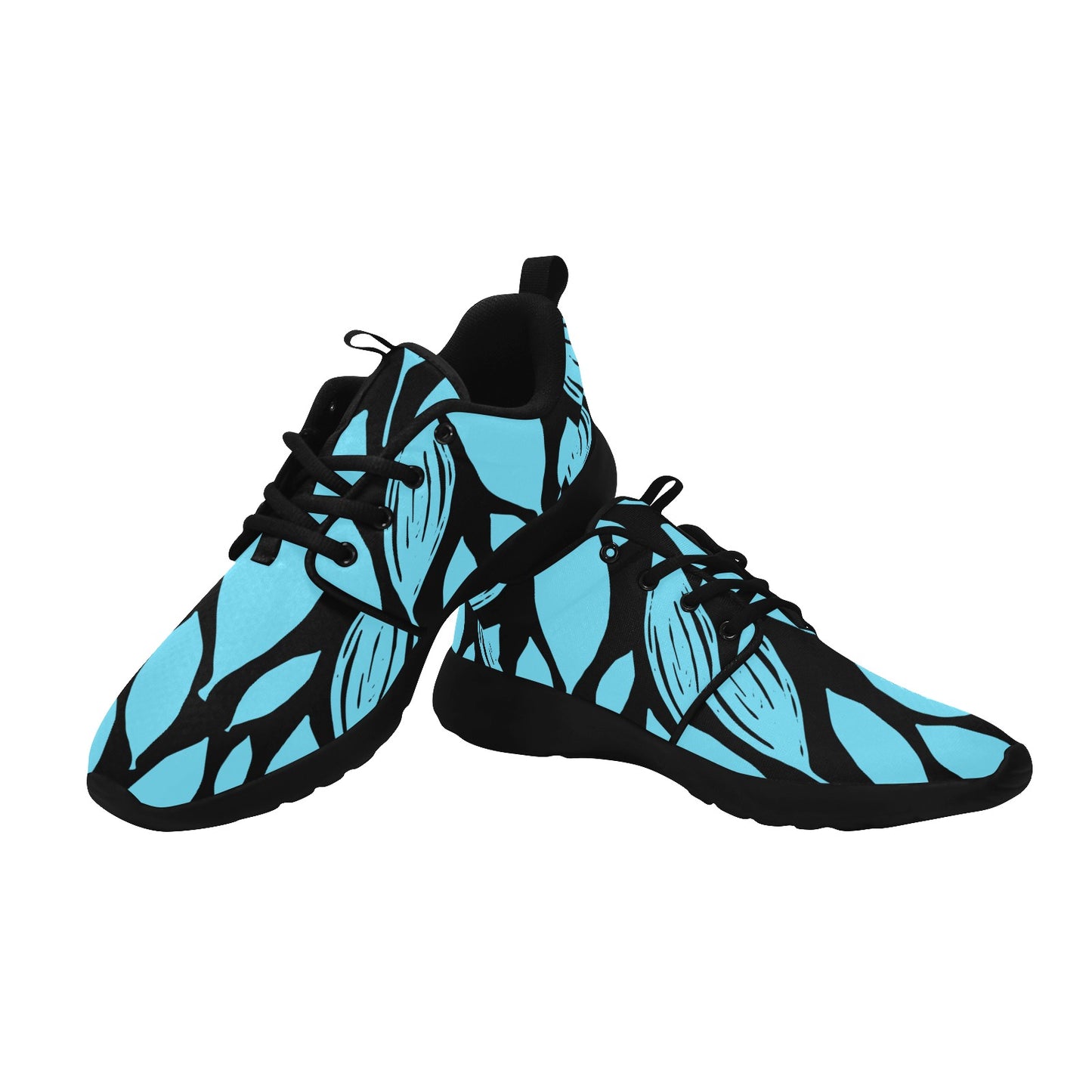 Teal & Black Women's Pull Loop Sneakers